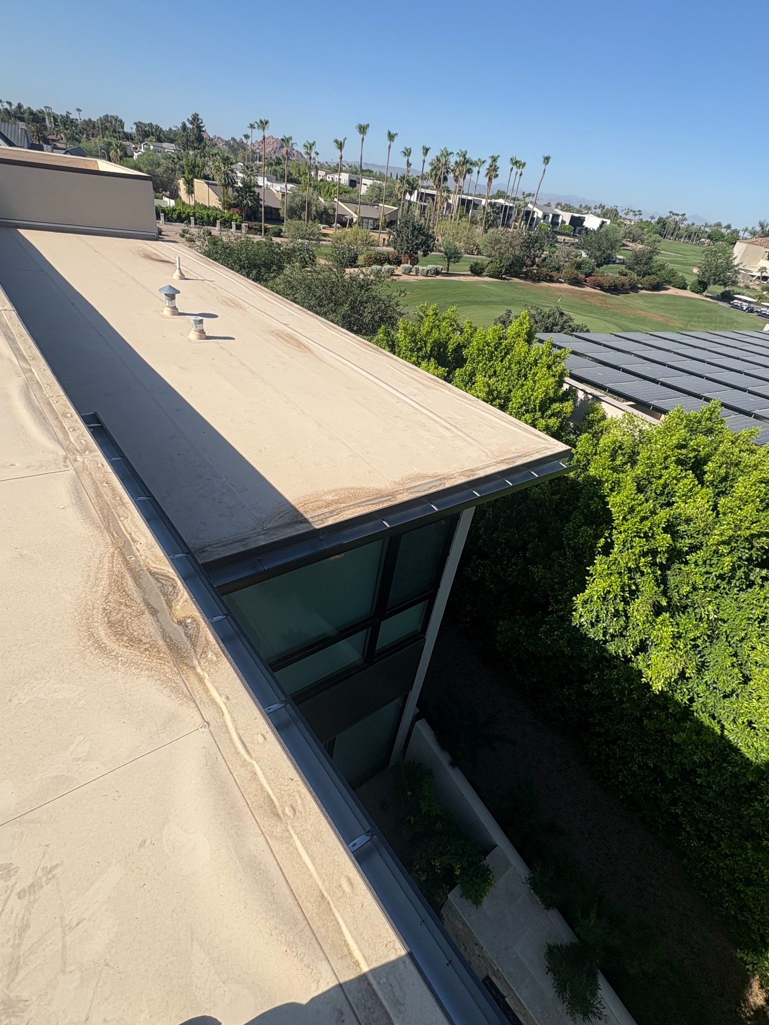 Euro Box Gutters at The Phoenician Golf Course